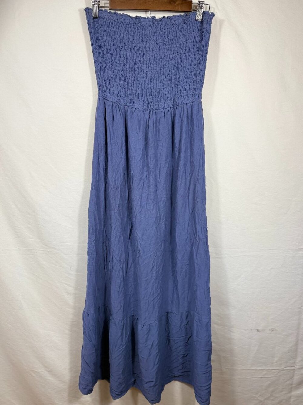 Zenana Outfitters Strapless Smocked Maxi Dress - Picture 2 of 5
